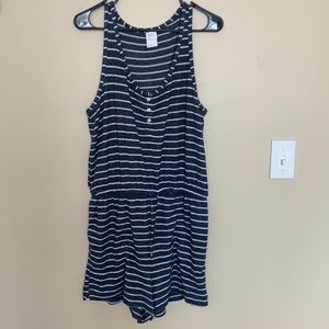 Stars Above cozy romper with pockets